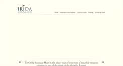 Desktop Screenshot of iridaboutiquehotel.gr